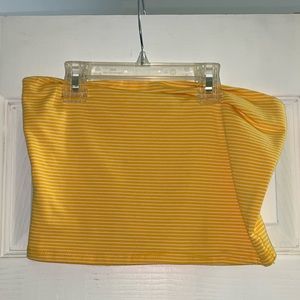 Yellow tube top